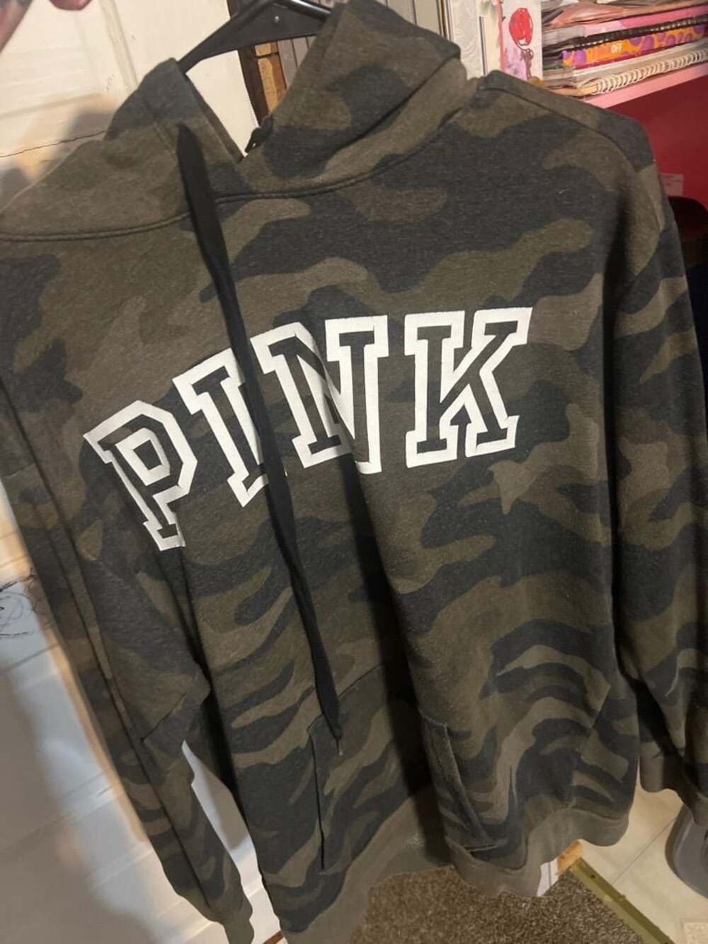 Victoria's Secret PINK Camo Logo Hoodie